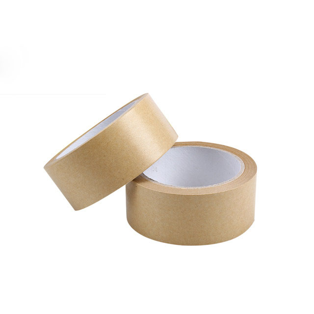 Adhesive Kraft Paper Packaging Tape Jumbo Roll custom printed tape