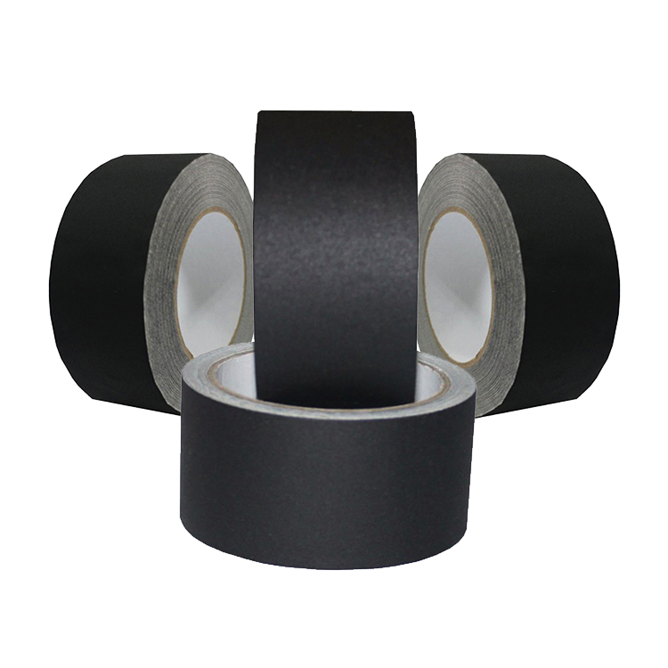 Gaffer Black Matte Cloth Tape custom printed tape