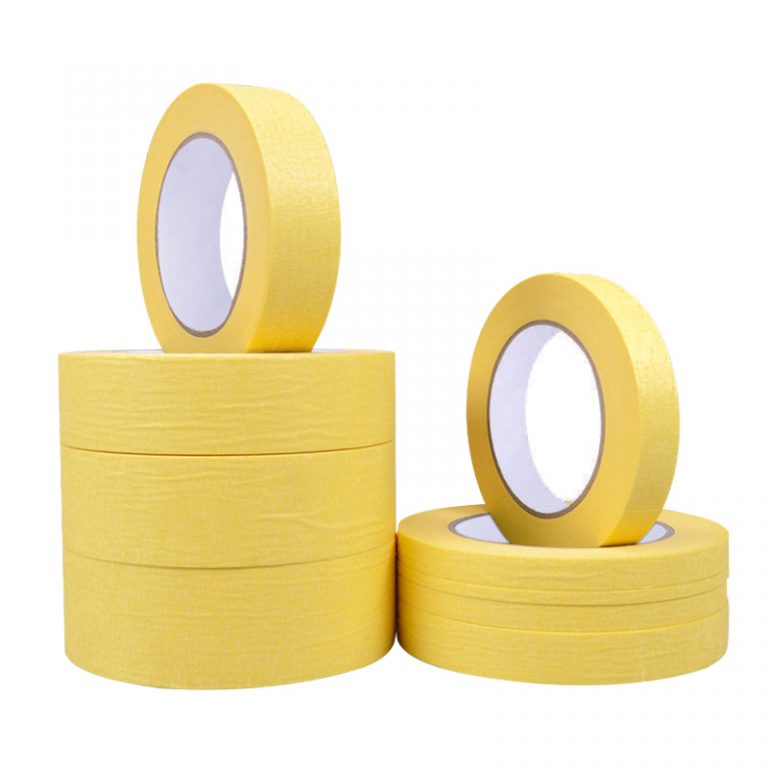 120 Degree Yellow Masking Tape custom printed tape