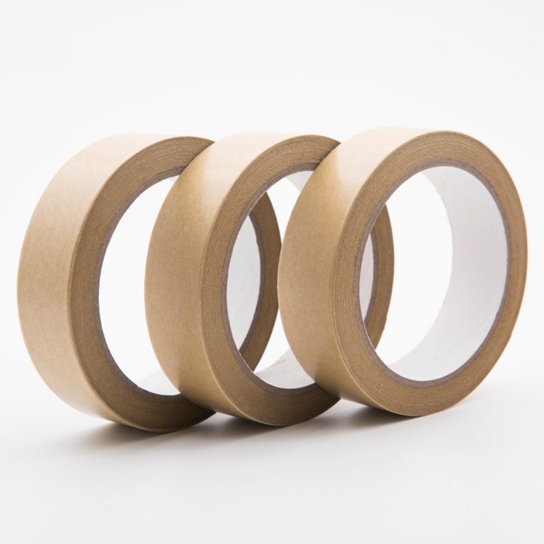 Adhesive Kraft Paper Packaging Tape Jumbo Roll custom printed tape