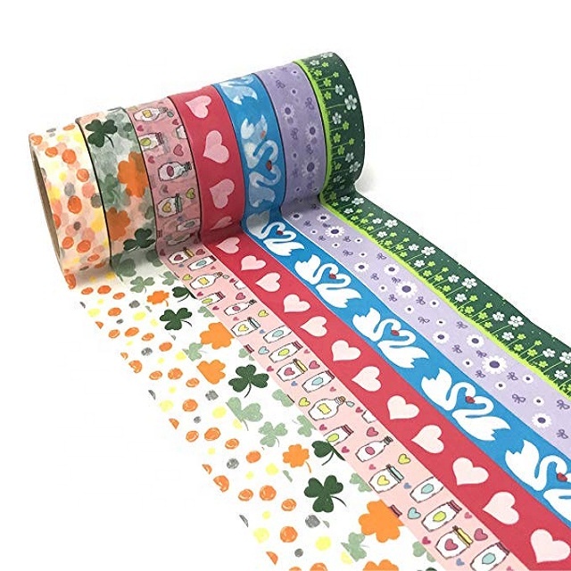 Luxury large mermaid kraft paper washi tape custom printed tape