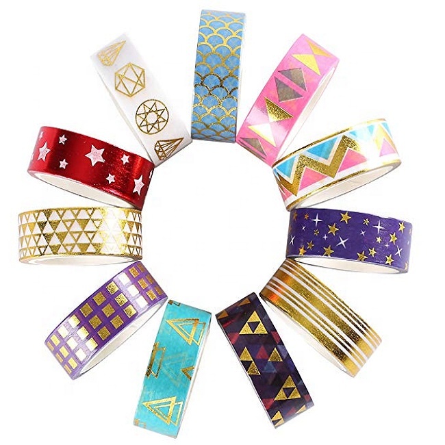 Luxury large mermaid kraft paper washi tape custom printed tape