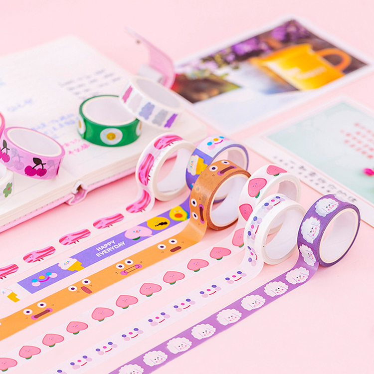 Masking Paper kawaii Washi Tape Custom Printed custom printed tape