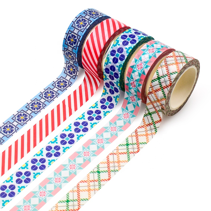 Wholesale large mermaid kraft paper washi tape custom printed tape