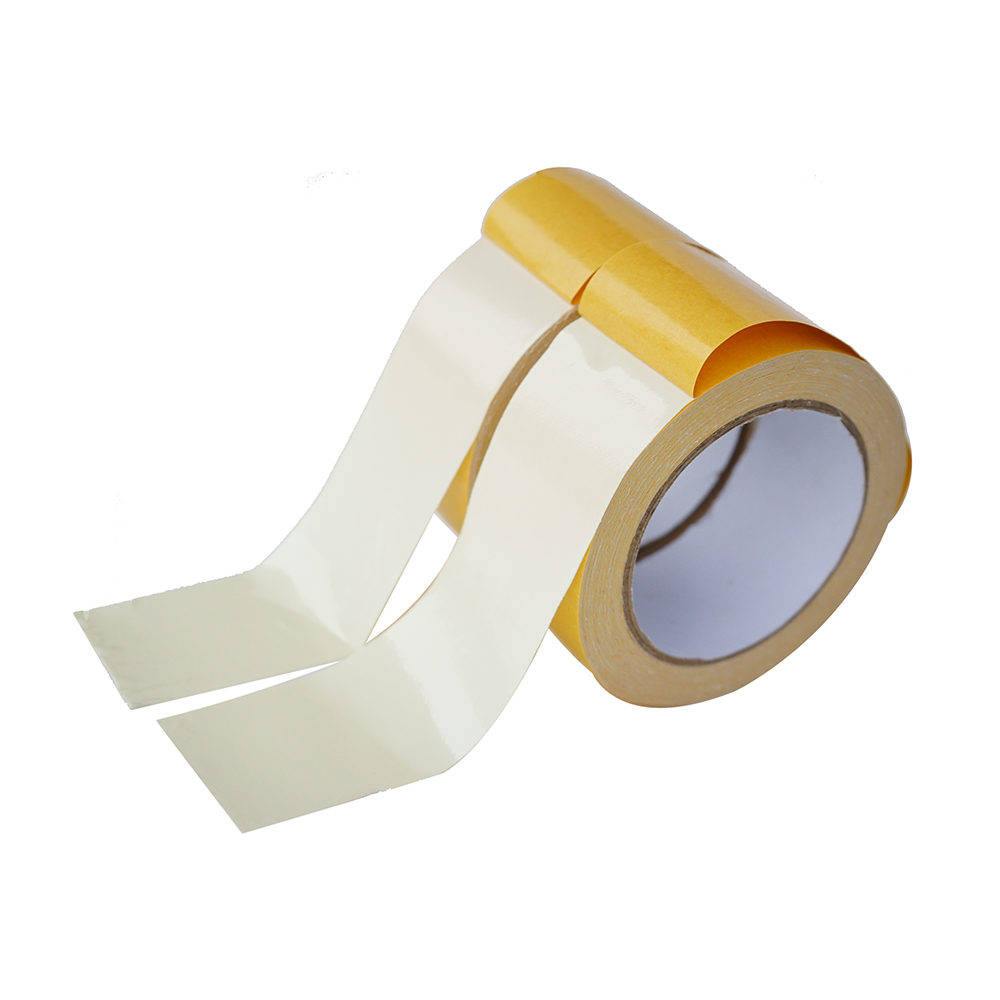White double sided fabric adhesive tape custom printed tape
