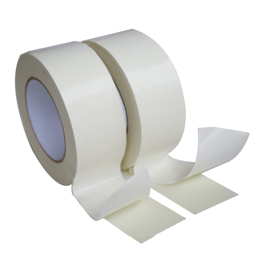 White double sided fabric adhesive tape custom printed tape