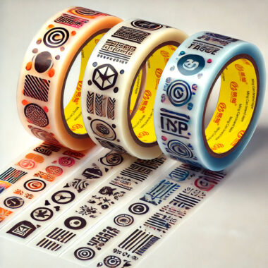 Custom Logo Printed BOPP Packaging Tape Roll