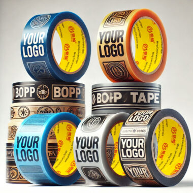 Custom Logo Printed BOPP Packaging Tape Roll