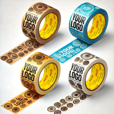 Custom Logo Printed BOPP Packaging Tape Roll