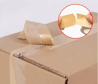 Biodegradable Kraft Paper Packaging Tape with Custom Logo