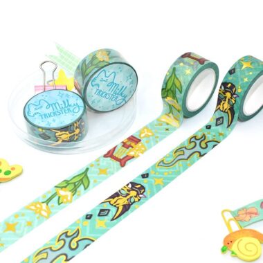 Colorful Gold Foil Custom Washi Tape for Planners