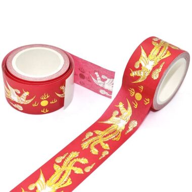 Colorful Gold Foil Custom Washi Tape for Planners