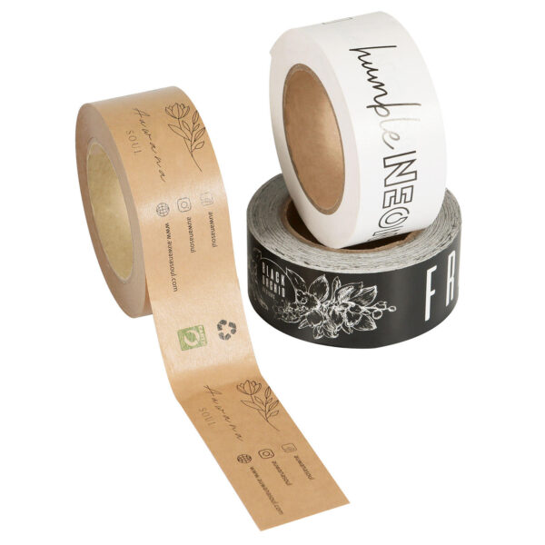 Custom Eco Kraft Paper Packing Tape Roll