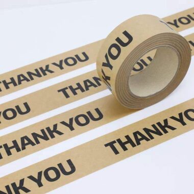 Custom Eco Kraft Paper Packing Tape Roll