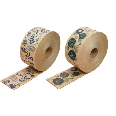 Custom Fragile Logo Kraft Paper Gummed Tape