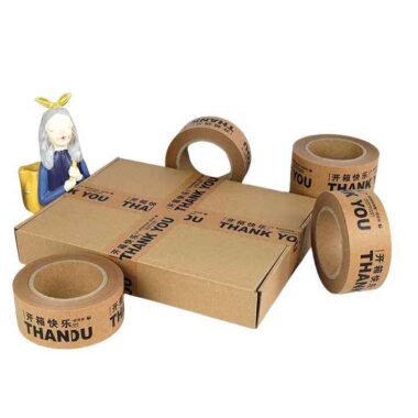 Low MOQ Custom Printed Kraft Paper Sealing Tape