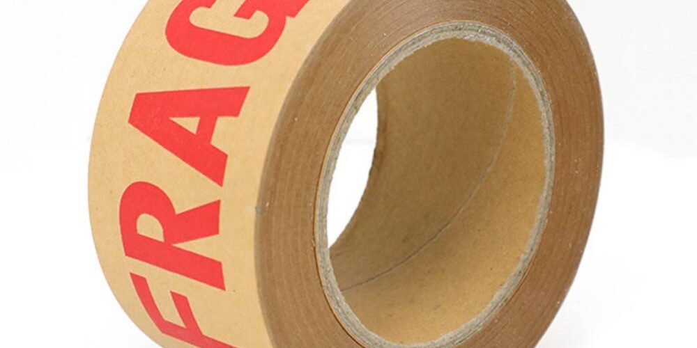 Custom Self-Adhesive Kraft Paper Tape – Eco Printed Packaging Sealing Tape Roll (2) :Custom Self Adhesive Kraft Paper Sealing Tape