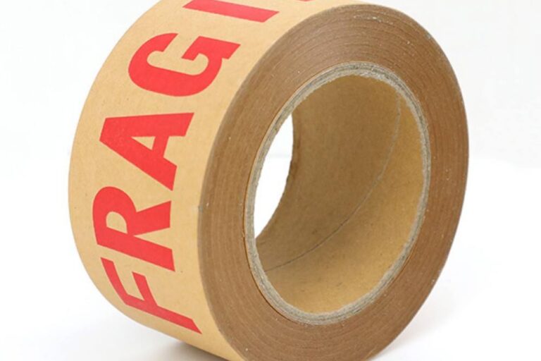 Custom Self-Adhesive Kraft Paper Tape – Eco Printed Packaging Sealing Tape Roll (2) :Custom Self Adhesive Kraft Paper Sealing Tape