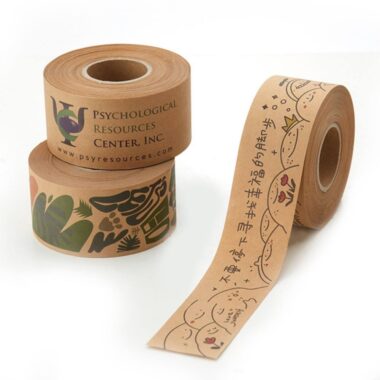 ：Custom Self Adhesive Kraft Paper Sealing Tape