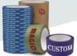 Writable Brown Kraft Water Activated Paper Tape