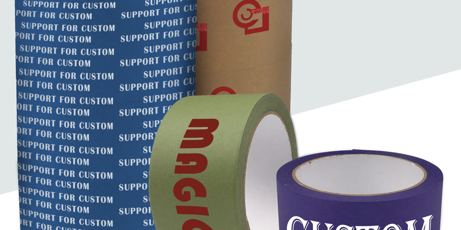 Writable Brown Kraft Water Activated Paper Tape