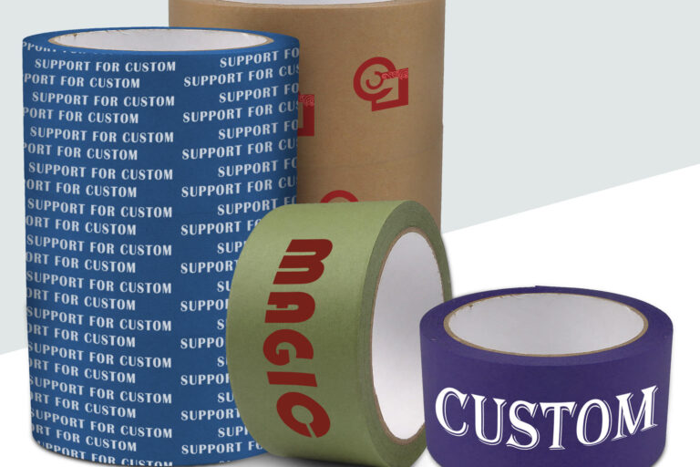 Eco Writable Kraft Paper Tape – Water Activated Sealing & Label Masking Tape (5) Writable Brown Kraft Water Activated Paper Tape