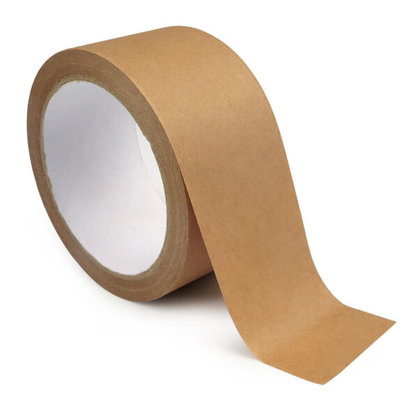 Writable Brown Kraft Water Activated Paper Tape