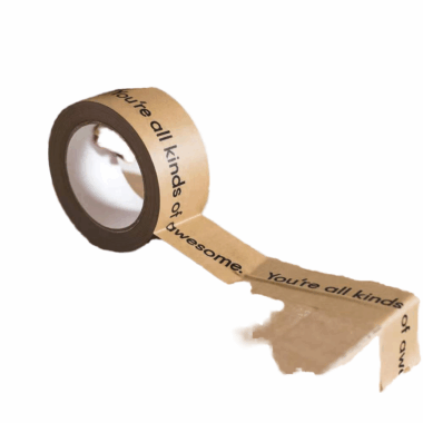 Water Activated Strong Rubber Kraft Tape Roll