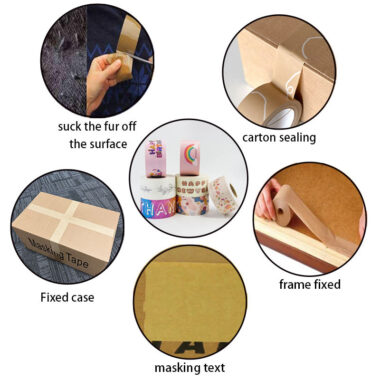Custom Printed Gummed Kraft Paper Packing Tape