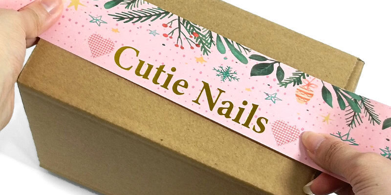 Custom Printed Gummed Kraft Paper Packing Tape