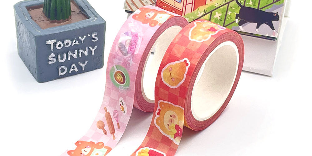Custom Printed Decorative Washi Adhesive Tape