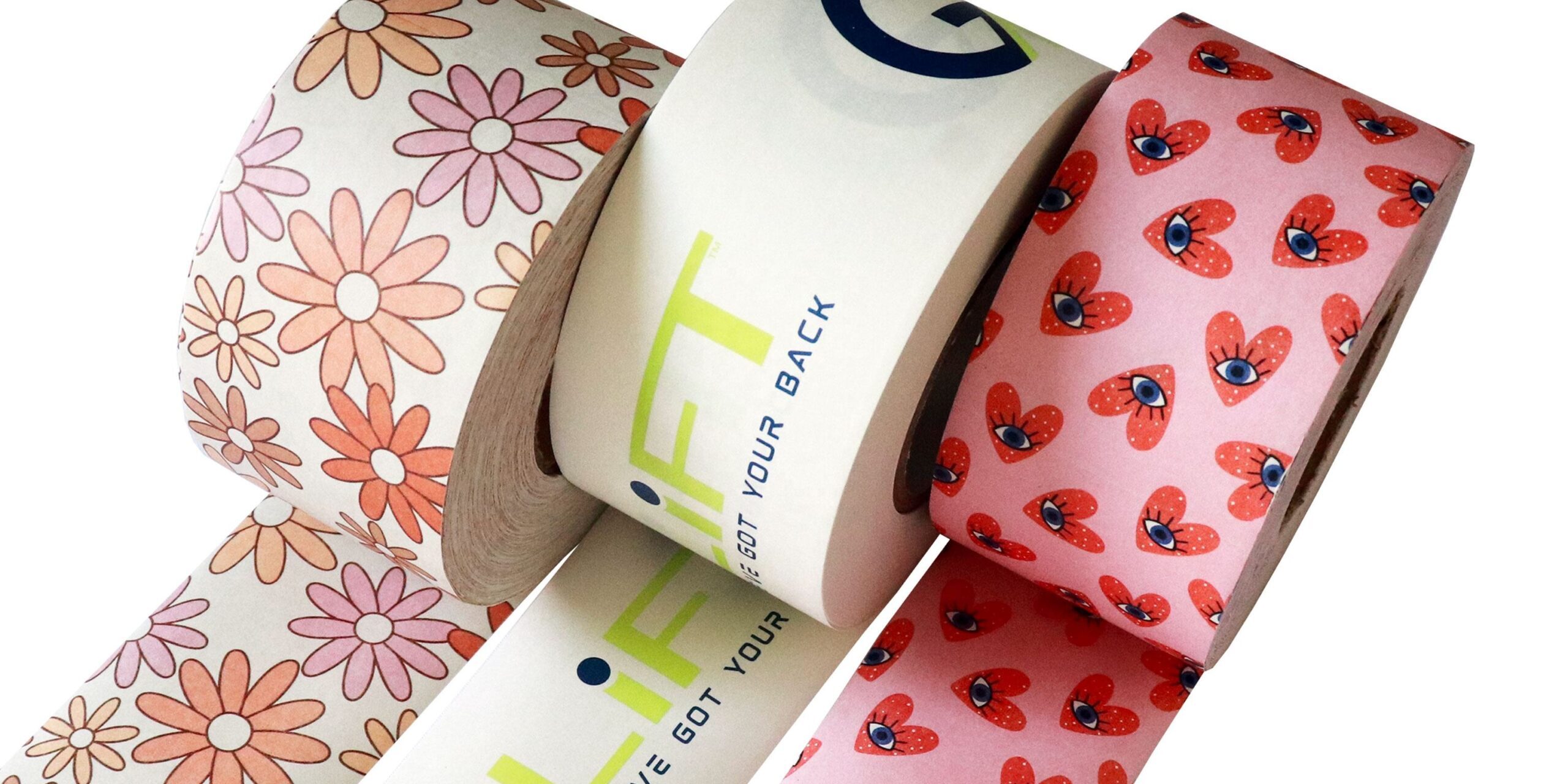 Strong Adhesive Printed Kraft Paper Tape – 20m Circle Sealing BOPP Tape Roll (3) Strong Water Activated Kraft BOPP Tape Roll 20m