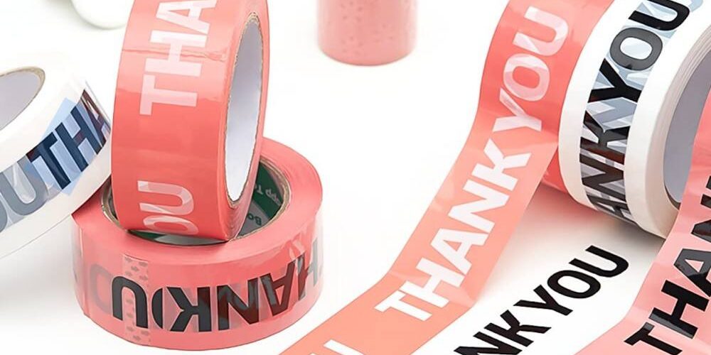 Transparent Clear Printed BOPP Packing Tape Roll