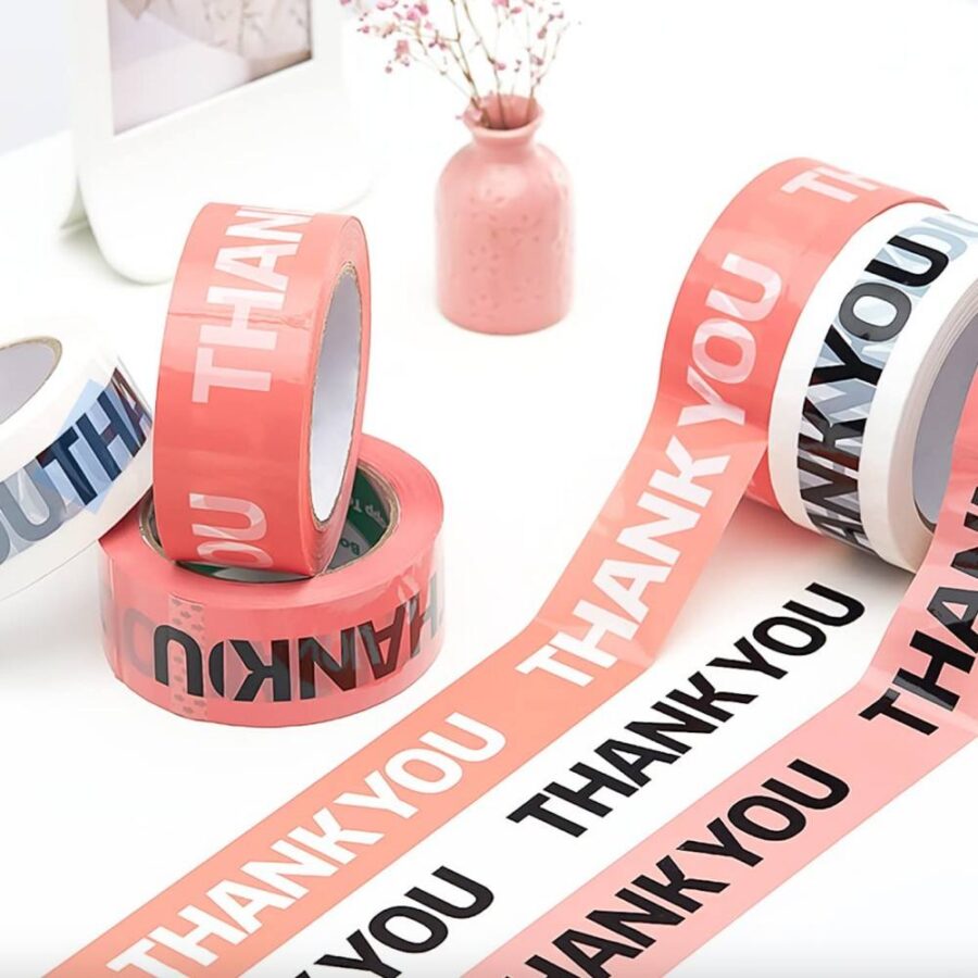 Transparent Clear Printed BOPP Packing Tape Roll