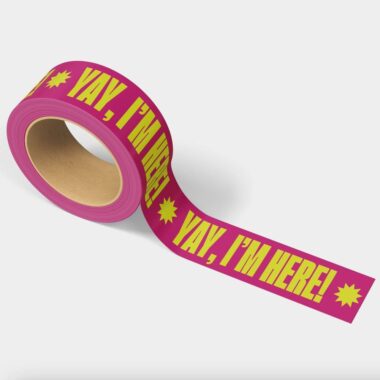 Transparent Clear Printed BOPP Packing Tape Roll