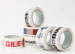 White Custom Logo BOPP Printed Packaging Tape Roll